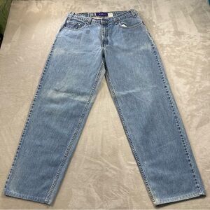 Vintage 90s Levis SilverTab Baggy Loose Jeans Y2K USA Made Sz 34x34 Denim Skater